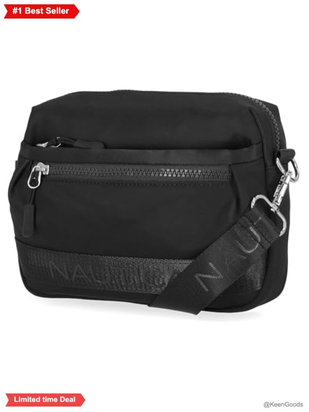 Nylon Crossbody Belt Bag Adjustable Shoulder Strap Travel Purse